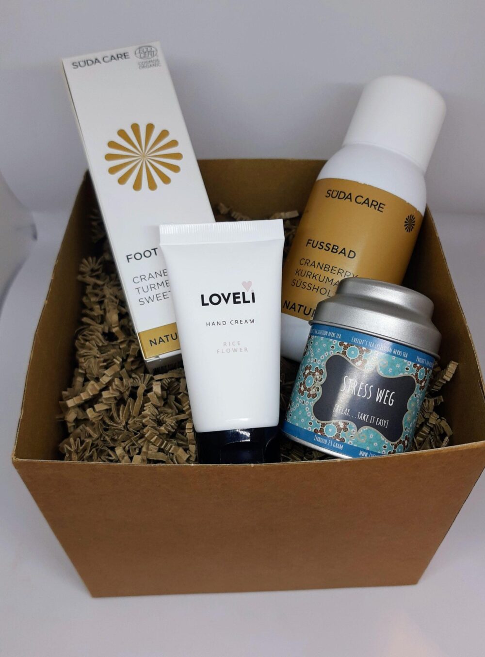 Cadeaubox hand/voetverzorging/thee