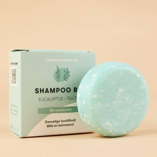 Shampoo Bar Eucalyptus – Tea Tree (ieder haartype, ook gevoelige hoofdhuid)