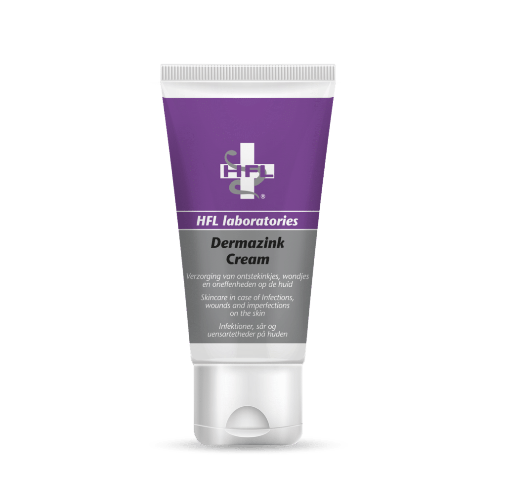 HFL Dermazink (o.a. te gebruiken bij schrale of gesprongen huid, en bij verzorging wratten en littekens)