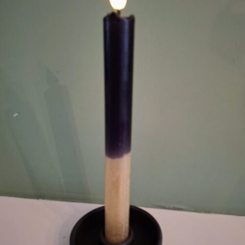 Kaarsenstandaard Ties zwart