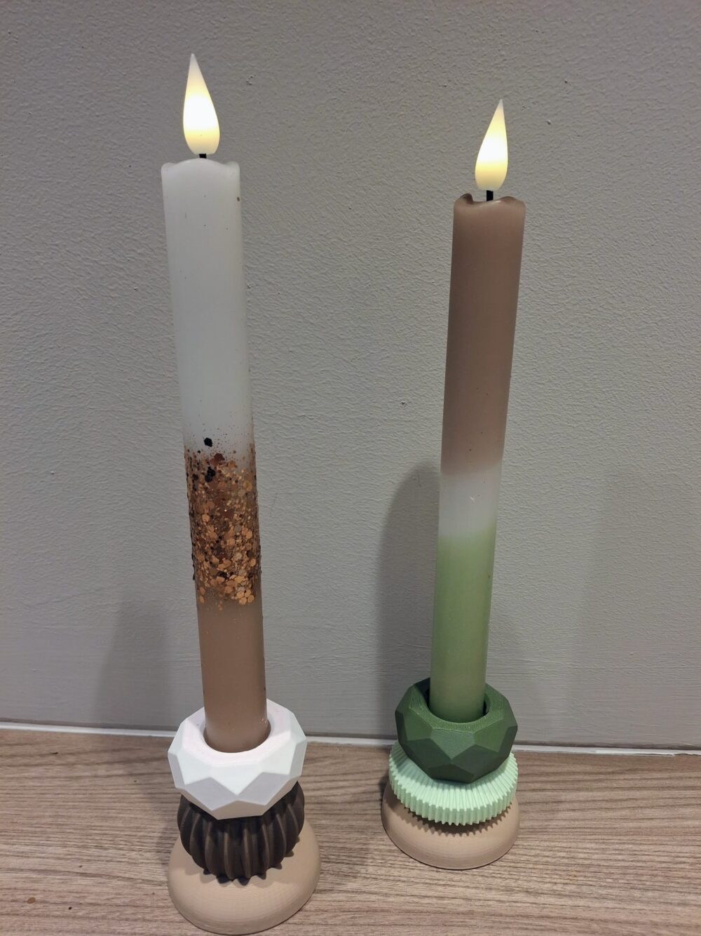 Modulair kandelaar diverse vormen en kleuren