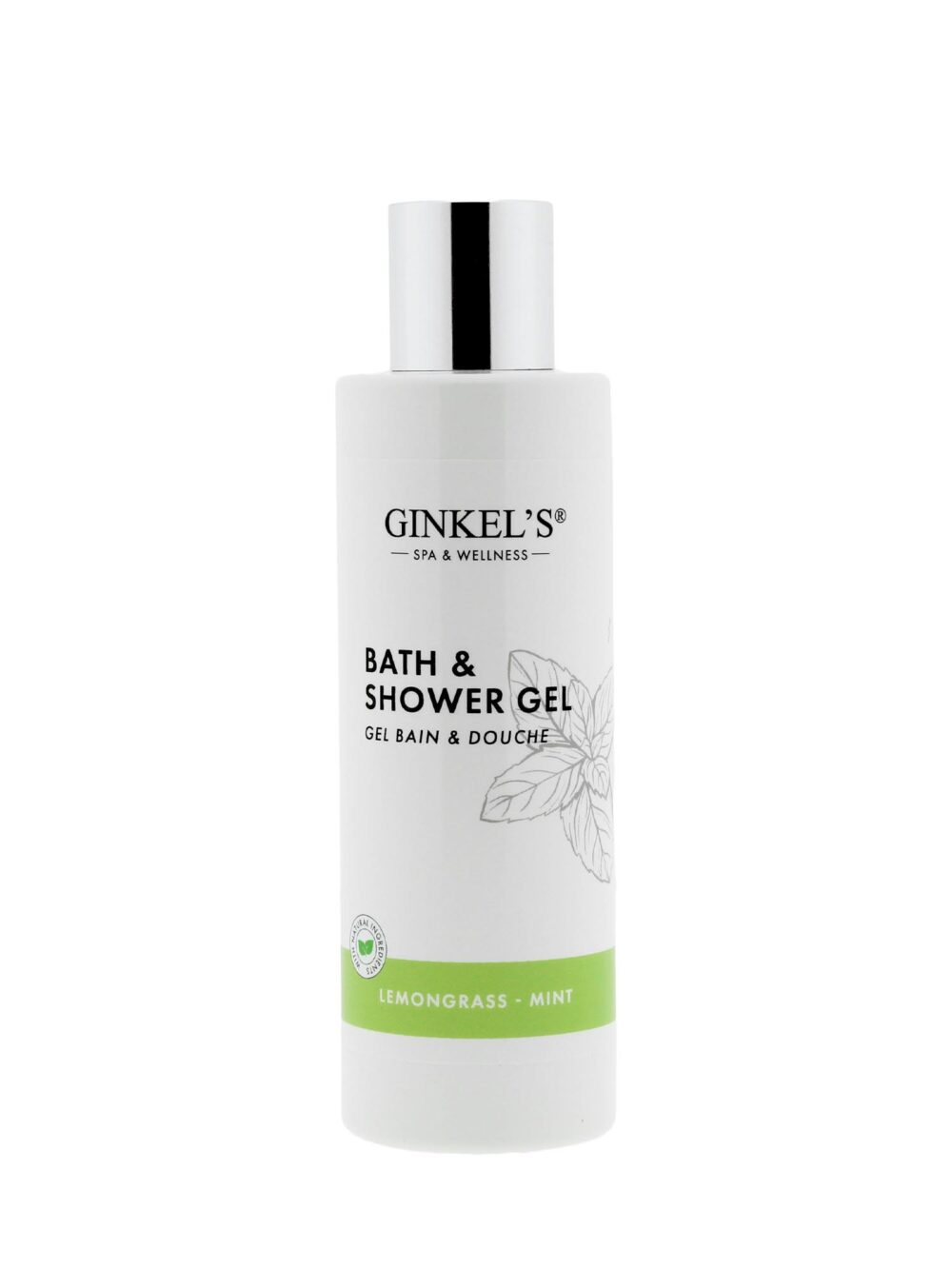 Bath & Shower Gel – Lemongrass & Mint- Ginkels-Cosmetica