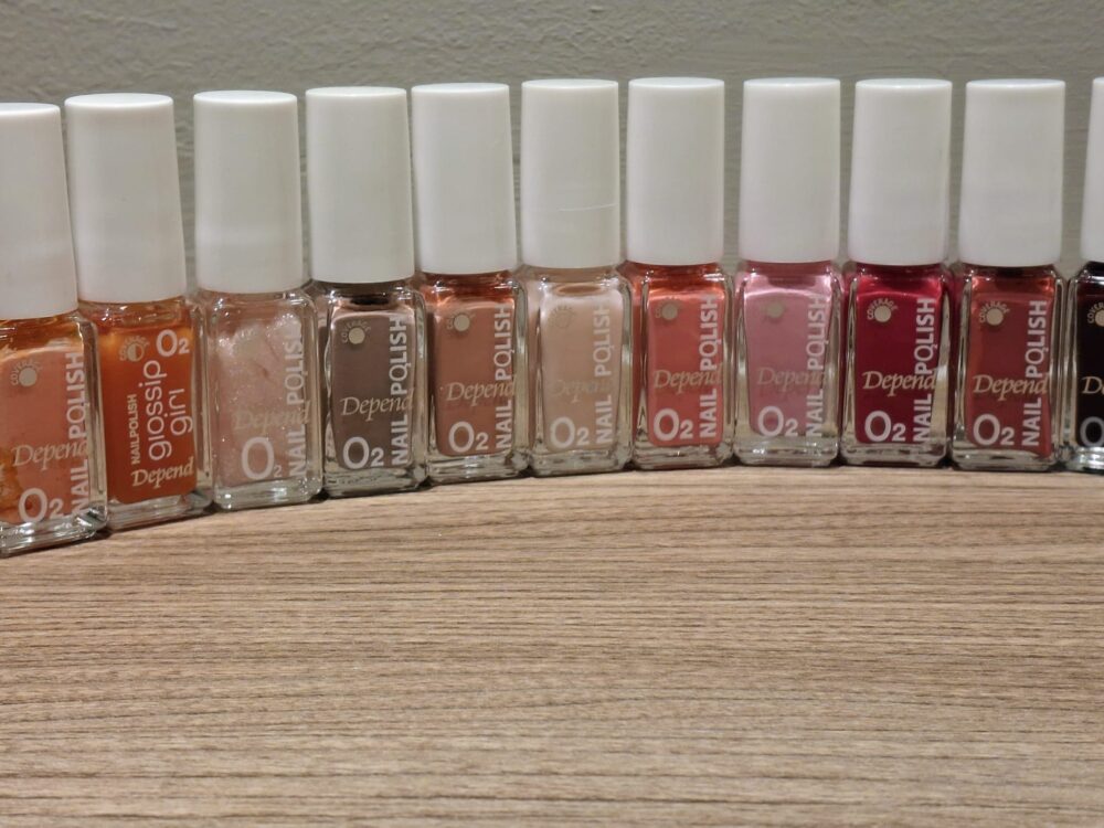 depend 3 DEPEND zuurstofdoorlatende nagellak alle kleuren