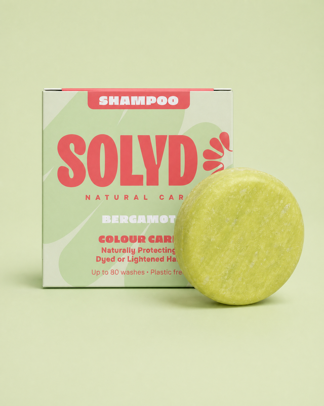 berga nieu Shampoo Bar Bergamot (voor gekleurd en geverfd haar)